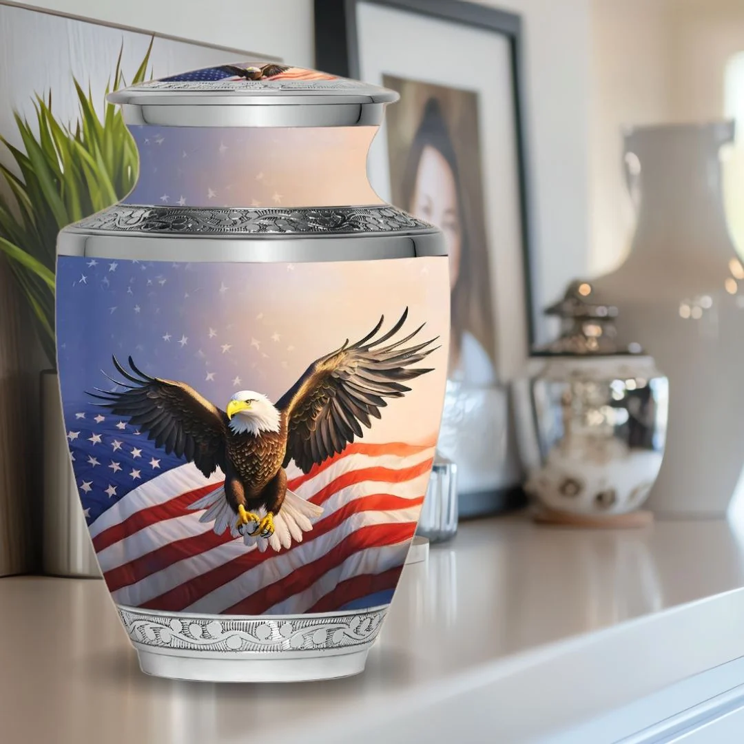 Cremation Urn - Designer Series - Aluminum - Image 4
